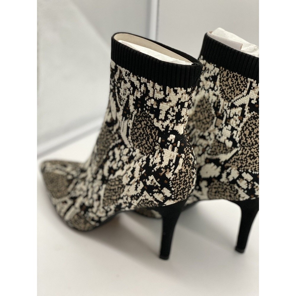 Mia Ankle Boots, Women Size 7M McKinney Beige Multi Sock Boot - Picture 8 of 10